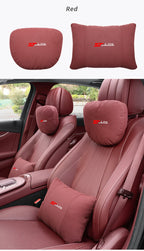 For Ford STline Focus Mondeo Explorer Edge Fiesta Fusion Kuga Escape Auto Headrest Neck Support Lumbar Cushion Soft Neck Pillow