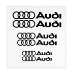 6pcs Car Caliper Sticker for Audi Sport Sline S3 A3 B5 B6 B7 B8 B9 8P 8V 8L A5 A4 C6 C5 A1 A6 A7 A8 Auto Logo Tire Brake Decals