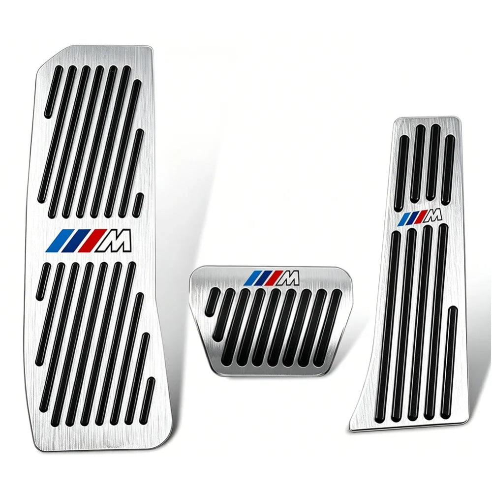 Car Accelerator Brake Pedals Footrest Covers Accessories For BMW E90 G80 M3 G30 M5 F82 F83 F20 F21 G42 F95 F96 G06 G07 M2 M4 M8