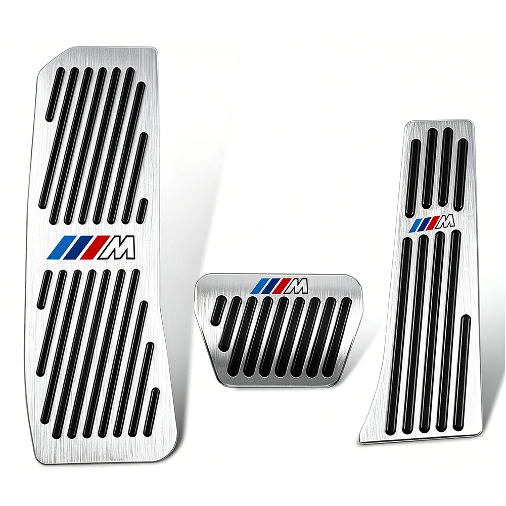 Car Accelerator Brake Pedals Footrest Covers Accessories For BMW E90 G80 M3 G30 M5 F82 F83 F20 F21 G42 F95 F96 G06 G07 M2 M4 M8