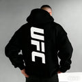 Men's Pattern Hoodies –Bold Back Prints MMA Inspired Streetwear Loose Fit Perfect for Gym  Casual Wear Limited Edition Designs