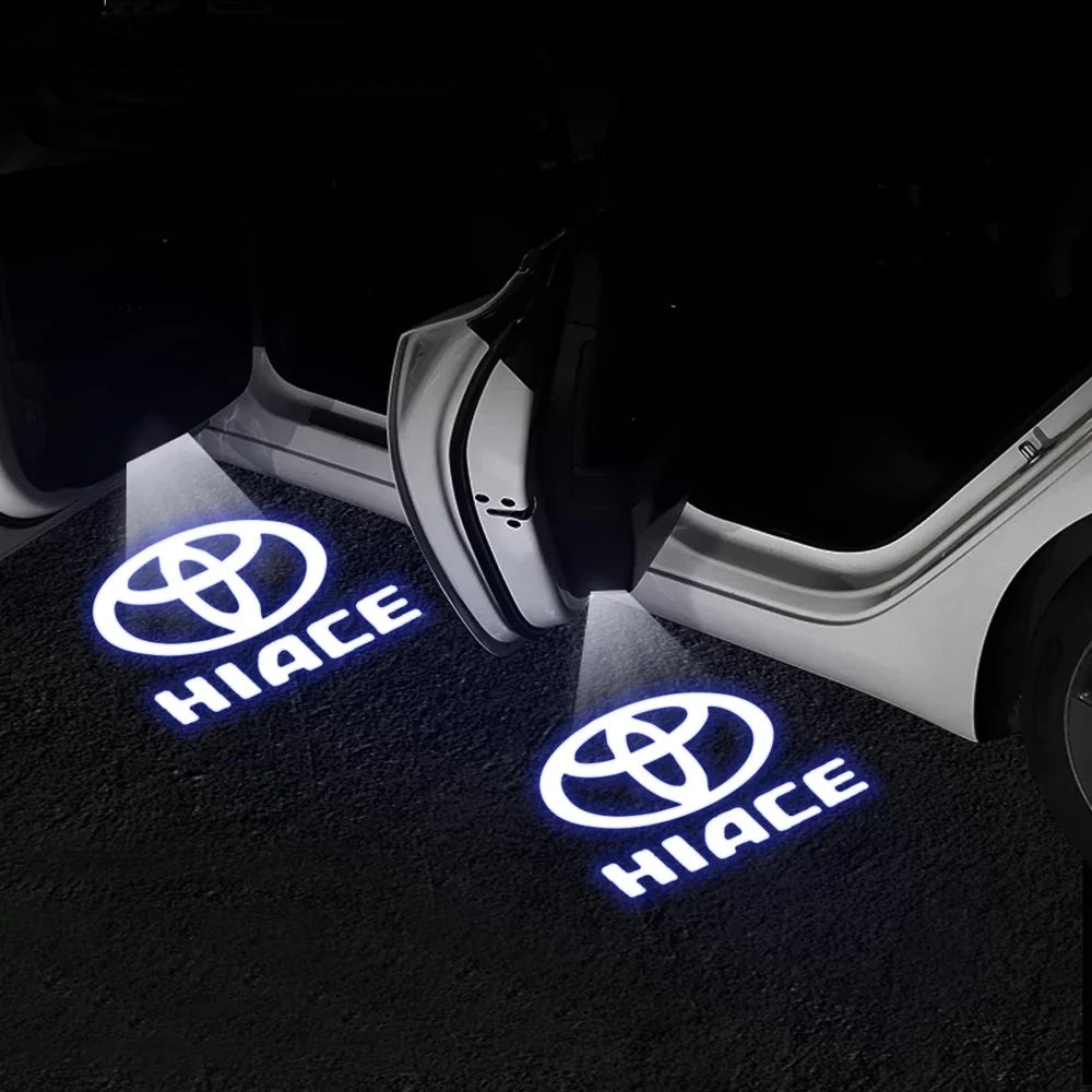 Night Light sticker For Toyota Led Car Door Welcome Lamp Laser Projector Logo Camry Corolla Prius RAV4 Land Cruiser Prado Tundra