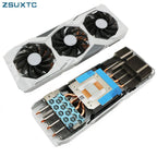 Disipador de calor de repuesto para tarjeta gráfica RTX2060 S con ventilador para GIGABYTE RTX 2060 SUPER GAMING OC 3X disipador de calor enfriador GPU blanco