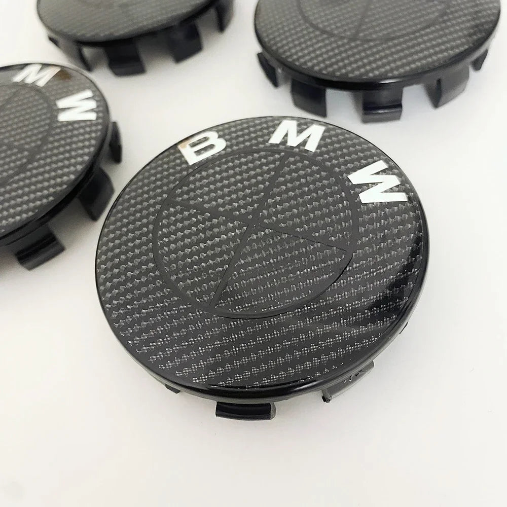 45/74/82mm automobile ABS front and rear logo hub covers are suitable for BMW Group's new badge decoration accessories.