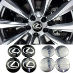 For Lexus NX200T ES250 ES300 ES350 RX350 RX400 GX300 IS300 IS400 Accessories 65MM Alloy Car Wheel Hubcap Sticker Center Cover
