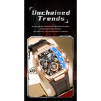 POEDAGAR Fashion Military Men's Watches Luminous Waterproof Date Sports Male Clock Chronograph Silicone Quartz Luxury Wristwatch