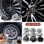 4Pcs 57/62mm Car Wheel Center Hub Cap Rim Cover For Toyota Corolla RAV4 LEVIN Yaris C-HR Camry Prado Prius Car Auto Accessories