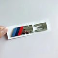 Suitable For BMW Group M3 Emblem Standard Trunk Tail Standard ABS Logo Sticker For BMW E30 E46 E36 E90/E92/E93 F80 GTS CRT CSL