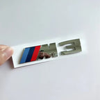 Suitable For BMW Group M3 Emblem Standard Trunk Tail Standard ABS Logo Sticker For BMW E30 E46 E36 E90/E92/E93 F80 GTS CRT CSL