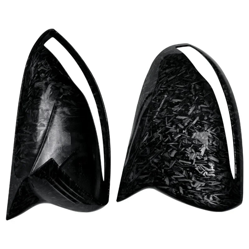 For Mercedes Benz C GLC S E Class W205 X253 W222 W213 W238 carbon Black Side Rearview Mirror Cover Caps Shell LHD RHD