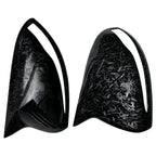 For Mercedes Benz C GLC S E Class W205 X253 W222 W213 W238 carbon Black Side Rearview Mirror Cover Caps Shell LHD RHD