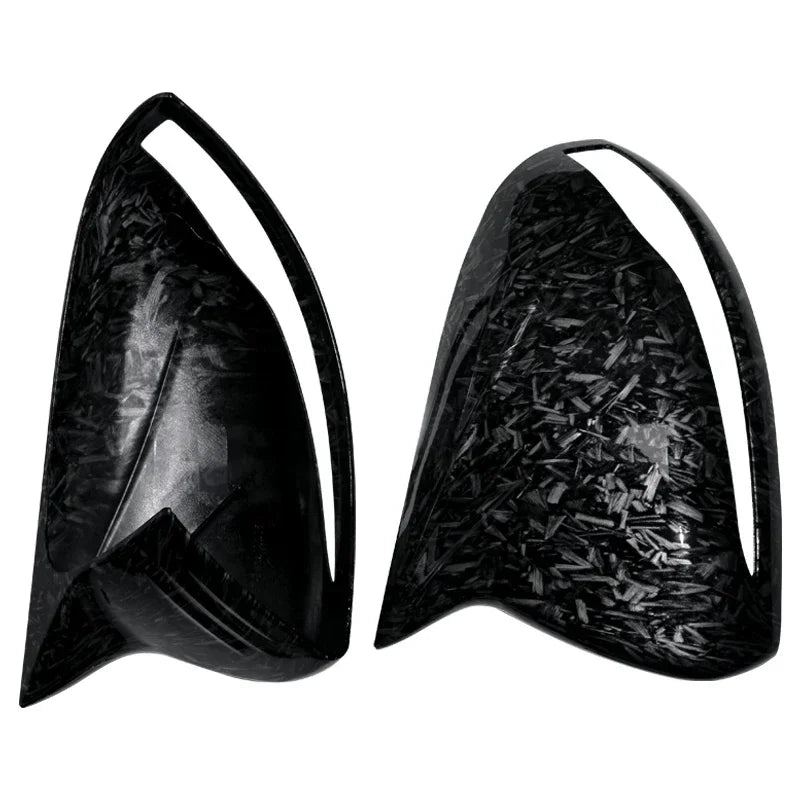For Mercedes Benz C GLC S E Class W205 X253 W222 W213 W238 carbon Black Side Rearview Mirror Cover Caps Shell LHD RHD