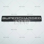 Car Styling Supercharged 3D ABS Adhesive Emblem Rear Trunk Badge Fender Sticker Car Body Decal Auto Accessory