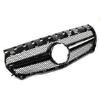 Chrome Silver AMG Style Front Bumper Grille For Mercedes Benz CLA-Class W117 2013-2019 CLA180 CLA200 CLA45 Front Grill Black