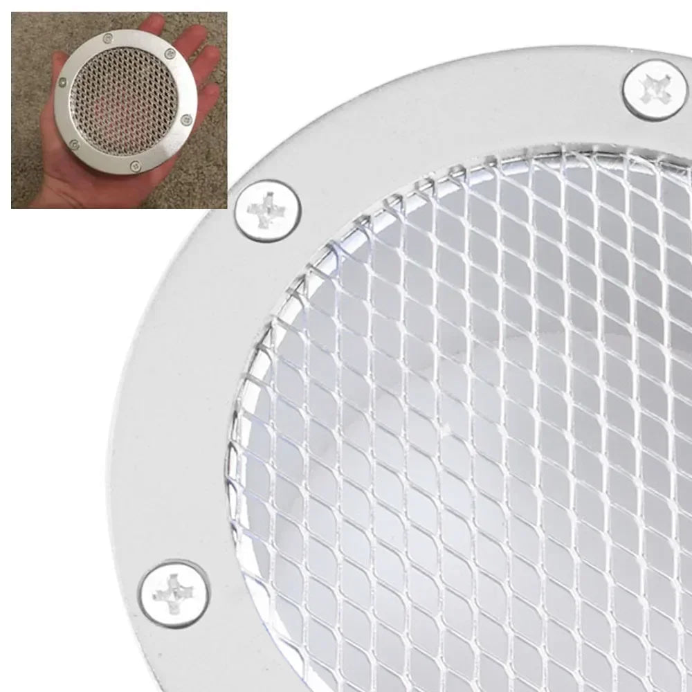 Car Air Vent Racing Intake Bumper Vent Inlet Duct Cold Air Filter Dust Air Duct Grille 3inch Universal  For Benz BMW Audi
