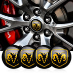 56MM Car Wheel Center Cover Sticker Hub Cap Accessories For Dodge Durango Caliber Dakota Neon SRT SXT Nitro Avenger Dart Viper