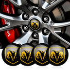 56MM Car Wheel Center Cover Sticker Hub Cap Accessories For Dodge Durango Caliber Dakota Neon SRT SXT Nitro Avenger Dart Viper
