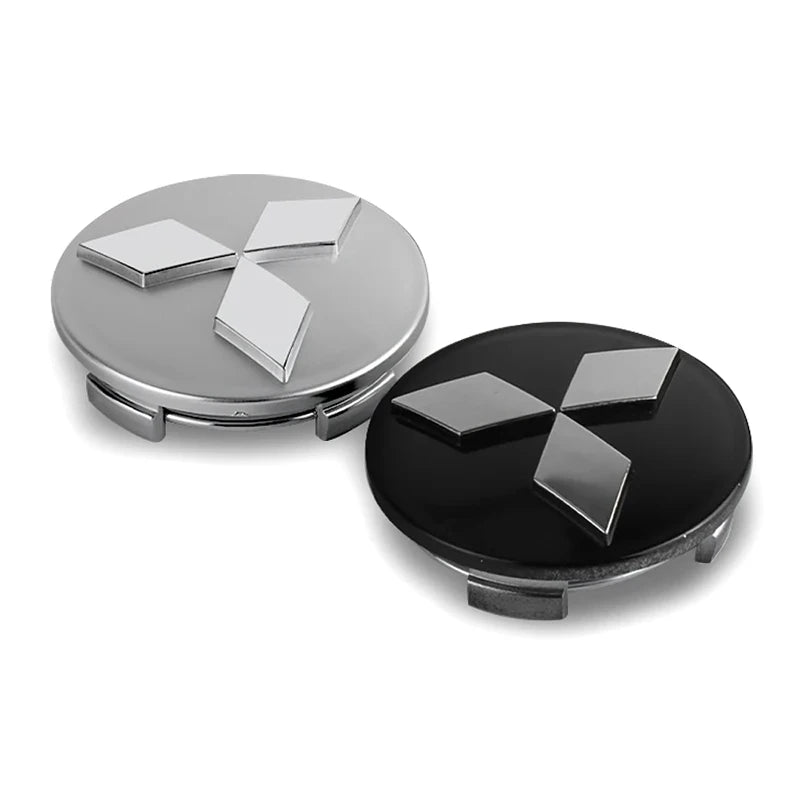 4Pcs Wheel Center Hub Caps Replacement Wheel Hub Emblem for Mitsubishi Outlander Lancer 10 9 ASX RALLIART Eclipse L200 Pajero