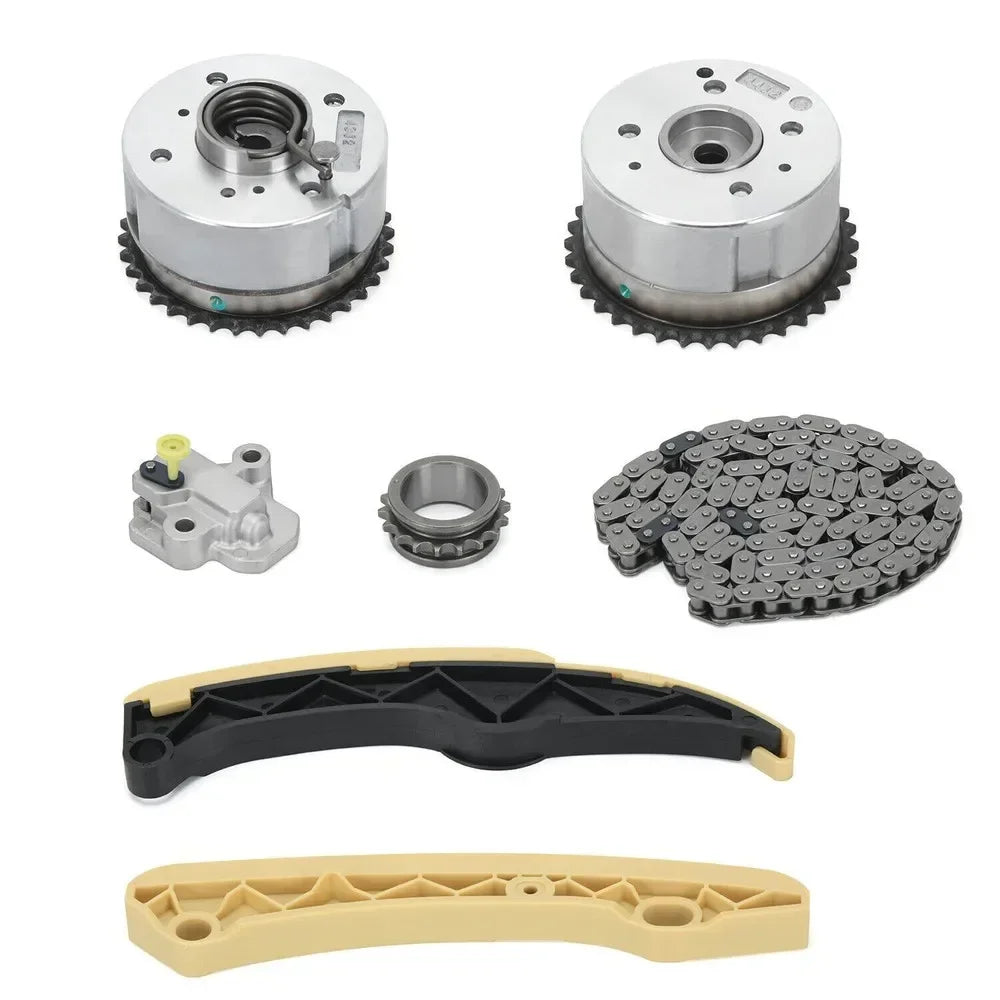 213502B701 243212B620 Timing Chain Kit+VVT Gear+Oil Pump Cover 244202B611 244312B620 For Hyundai Veloster Elantra Kia 12-21