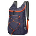 Mochila plegable multifuncional para exteriores, bolsa deportiva de tela de nailon impermeable y ligera de alta densidad para acampar, senderismo y viajes
