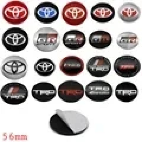 4Pcs 62mm 57mm Car Wheel Center Hub Caps Cover Badge Accessories For Toyota Prado Yaris Hilux Verso Fortuner Supra Corolla Camry