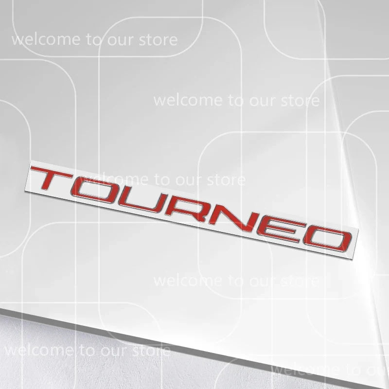 3D For Ford Tourneo Custom Camper Van Car Sticker Zinc Alloy Emblem Body Accessories Styling Metal Rear Trunk Badge Decal
