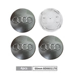 Modification Car Part Wheel Center Hup Caps Cover for Audi A6 S3 S4 Q3 Q5 Q5L A4 A6L A7 A8 A3 A5  Raplace Accessories