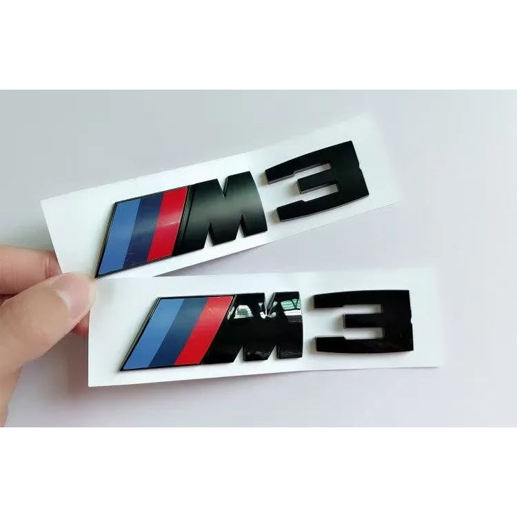Suitable For BMW Group M3 Emblem Standard Trunk Tail Standard ABS Logo Sticker For BMW E30 E46 E36 E90/E92/E93 F80 GTS CRT CSL