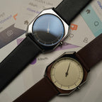 SKU Retro One Pointer Watch for Men luxury high quality Vintage Style Quartz Watch Unique Design Fashion Wristwatch for man men