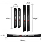 4/5 pcs Car Emblem Threshold Anti Scratch Door Sill Protector For Honda Civic Fit Jazz Accord Pilot CRV Odyssey Passport City