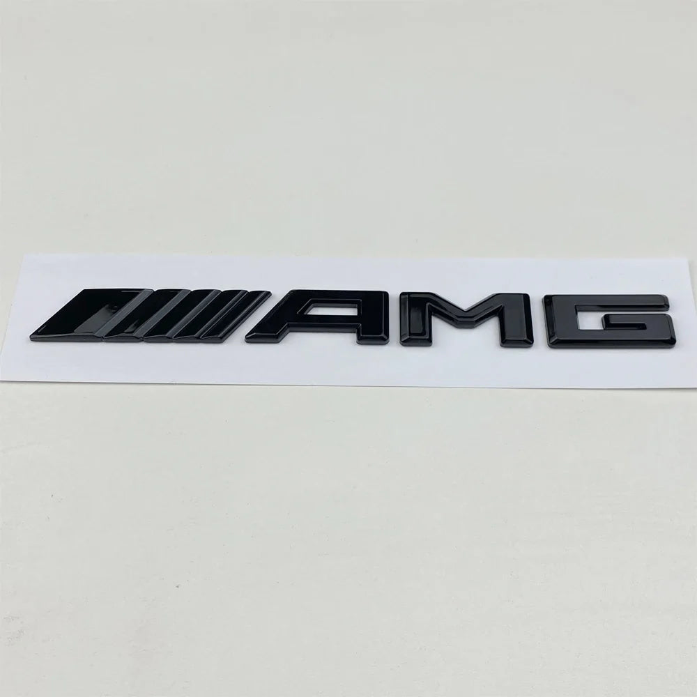 1pcs 3D Car Rear Trunk Emblem, Decal Letters Sticker, Mercedes Benz AMG A B C E G CLA W211 W203 W204 W210 W124 Accessories