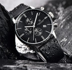 Pagani Design Fashion Luxury Men's Quartz Chronograph Watch Japan VK67 Movement Leather Strap Large Calendar PD-2720K reloj