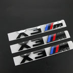 Car Valve Core BMW 3D Electroplating Emblem Stickers Trunk Decorative Stickers For BMW X5 E91 E70 F11 E30 F31 X3 F25 E61 E83 X1