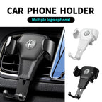 Car Mobile Phone Holder Air Outlet Gravity Sensor Auto Accessories For Alfa Romeo Giulia Stelvio Giulietta 156 159 147 Mito Brer