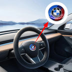 4.5cm Car Steering Wheel Decoration Badge Sticker For BMW G80 E84 F48 G01 G11 X1 X2 X3 X4 X5 X6 G07 Interior Emblem Accessorie