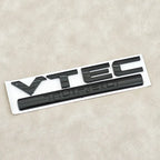 3D ABS Chrome Black Letters VTEC TURBO Logo Badge Emblem Car Rear Trunk Sticker for Honda Civic Accord CRV Auto Accessories