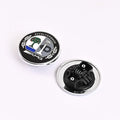 57mm Car Hood Emblem Badge Bonnet Emblem Stickers For Mercedes Benz Brabus AMG W124 W140 W163 W202 W203 W204 W210 W211 W205