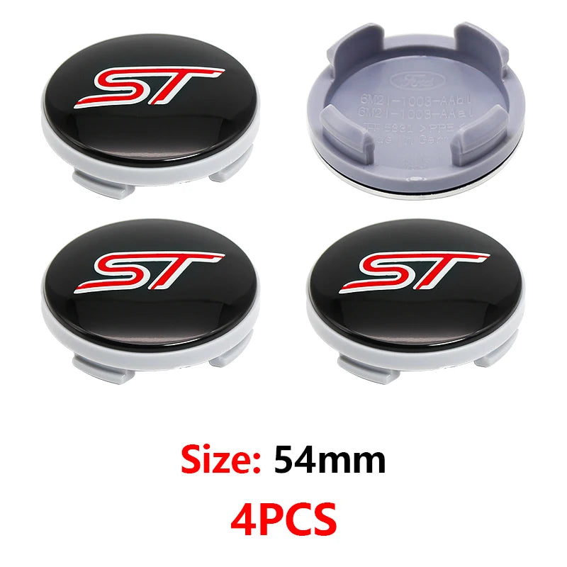 4Pcs 54mm 62mm 65mm 3D ABS Aluminum Car Wheel Center Hub Caps Universal Replacement Badges For Auto Rims Exterior Tuning Trim
