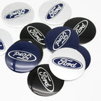 4pcs 56 60 65mm Car Wheel Center Hub Caps Stickers Badge For Ford Escape Shelby Mondeo Fiesta Fusion Explorer Edge Styling