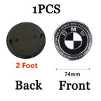 74mm 82mm Car Hood Front Badge Tail Trunk Emblem Replacement Sticker for Bmw F20 F30 G20 f31 F34 F10 G30 F11 X3 F25 X4 I3 M3 M4