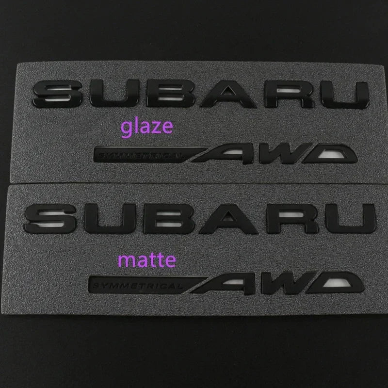ABS Car Rear Trunk Sticker Emblem for Subaru WRX BRZ STI XV FORESTER IMPREZA LEGACY OUTBACK Auto Body Tail Letter Badge Decal