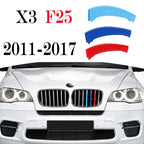 ABS Car Grille Trim Strip For BMW X1 X2 X3 X4 X5 X6 X7 E84 F48 F49 F39 E83 F25 G01 F26 G02 E70 F15 E53 G05 E71 E72 F16 G06 G07