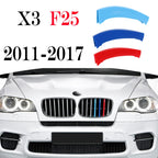 ABS Car Grille Trim Strip For BMW X1 X2 X3 X4 X5 X6 X7 E84 F48 F49 F39 E83 F25 G01 F26 G02 E70 F15 E53 G05 E71 E72 F16 G06 G07