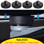 4pcs Lifting Jack Pads for Tesla Model 3 Y S X Juniper Accessories Rubber Puck Chassis Lift Stand Adapter Battery Protective Pad