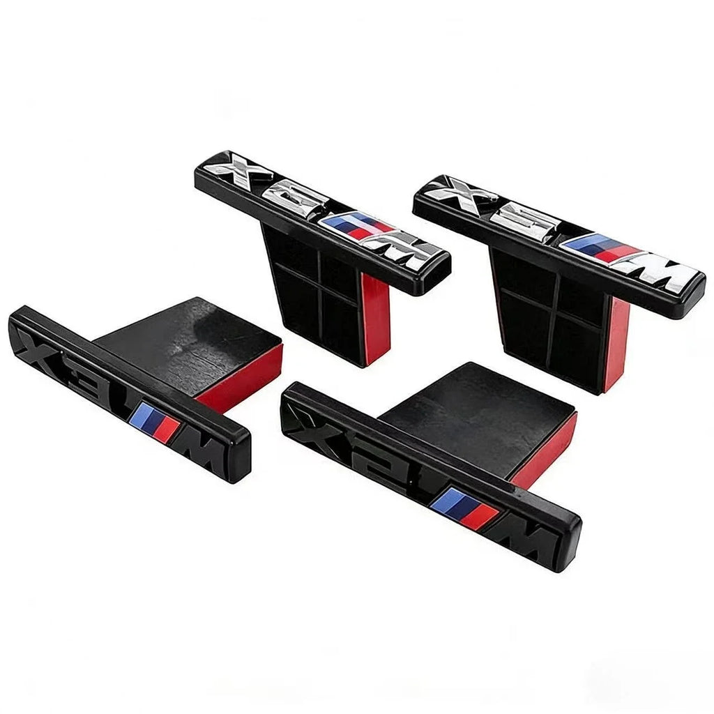It is suitable for sports labeling of X-series ABS badge M in BMW X-series modified car logo X2M X3M X4M X5M X6M.