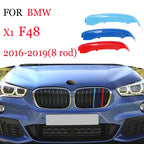 ABS Car Grille Trim Strip For BMW X1 X2 X3 X4 X5 X6 X7 E84 F48 F49 F39 E83 F25 G01 F26 G02 E70 F15 E53 G05 E71 E72 F16 G06 G07