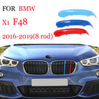 ABS Car Grille Trim Strip For BMW X1 X2 X3 X4 X5 X6 X7 E84 F48 F49 F39 E83 F25 G01 F26 G02 E70 F15 E53 G05 E71 E72 F16 G06 G07