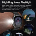 2026 New Model Uric Acid & Lipid Health Analysis Smart Watch Men ECG+PPG Bluetooth Call 2.01-inch Flashlight Smartwatch Women