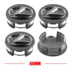 4Pc 56/60mm Logo Hub Caps Car Wheel Center Cover For Lexus CT200h NX300h RX300 RX330 F Sport IS RX NX ES LS GS UX LX LC RC GC GX