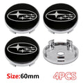 4Pcs ABS 60mm Wheel Center Cover Hub Cover Logo For Subaru WRX BRZ DRL XV STI Outback Legacy Forester Impreza Tribeca